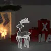 Image de vidaXL Décoration de Noël renne LED - 306 cm