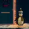 Image de vidaXL Décoration de Noël pingouin LED