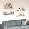 Image de vidaXL Étagères flottantes MDF Chêne