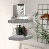 Image de VIDAXL Étagères d'Angle Murales - 25x25 cm