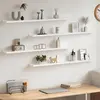 Image de vidaXL Étagères murales 4 pcs Blanc MDF