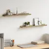 Image de vidaXL Étagères murales 2 pcs 60x9x3 cm Chêne sonoma