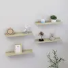Image de vidaXL Étagères murales 4 pcs Chêne