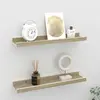 Image de VidaXL Étagères 2 pcs Blanc et Chêne