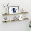 Image de vidaXL Étagères murales 2 pcs - Blanc/Chêne Sonoma