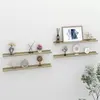 Image de VIDAXL Étagères murales 4 pcs - Blanc/Chêne sonoma