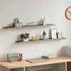 Image de vidaXL Étagères Murales 2 pcs - Gris Béton