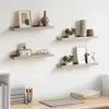 Image de vidaXL Étagères murales 4 pcs Gris béton