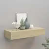 Image de vidaXL Étagère à tiroir murale chêne MDF