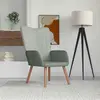 Image de vidaXL Chaise de relaxation - Gris clair
