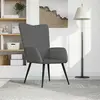 Image de vidaXL Chaise de relaxation - Gris foncé
