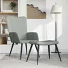 Image de VIDAXL Chaise de relaxation Gris clair Velours