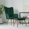 Image de vidaXL Chaise de relaxation - Vert foncé