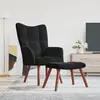 Image de vidaXL Chaise de relaxation - Noir