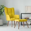 Image de vidaXL Chaise de relaxation - Jaune moutarde
