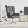 Image de vidaXL Chaise relaxation - Gris foncé