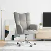 Image de Chaise de relaxation VidaXL - Gris clair Velours