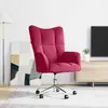 Image de VidaXL Chaise de relaxation velours - Rouge bordeaux