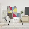 Image de vidaXL Chaise de relaxation - Patchwork tissu