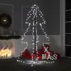Image de VIDAXL Arbre de Noël 200 LED d'intérieur - Blanc froid