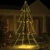 Image de vidaXL Arbre de Noël Cône 360 LED - 250 cm