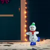 Image de vidaXL Bonhomme de neige Noël LED 30 cm
