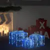 Image de vidaXL Boîtes-cadeaux Noël LED Acrylique
