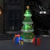 Image de vidaXL Sapin de Noël Gonflable LED - Multicolore 240 cm