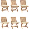 Image de vidaXL - Lot de 6 Chaises pliables de jardin