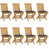 Image de vidaXL Chaises de jardin lot de 8
