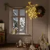 Image de vidaXL Sapin de Noël 200 LED Saule 2,2 m