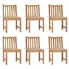 Image de vidaXL Chaises de jardin avec coussins - Bois de teck
