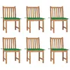 Image de vidaXL Chaises de jardin lot de 6