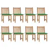 Image de vidaXL Chaises de jardin avec coussins