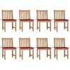 Image de VIDAXL vidaXL Chaises de jardin - Teck