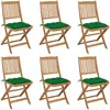 Image de vidaXL Chaises pliables jardin lot de 6