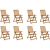 Image de vidaXL Chaises pliables de jardin - Bois d'acacia solide