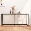 Image de vidaXL Table Console Transparent 160x35x75,5
