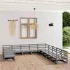 Image de VidaXL Salon de jardin 11 pcs - Bois de pin massif
