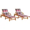 Image de VIDAXL Chaises longues lot de 2 - Bois d'acacia