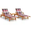 Image de VIDAXL Chaises et table en acacia