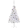 Image de vidaXL Arbre de Noël artificiel blanc - 150 cm