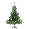 Image de vidaXL Sapin de Noël Nordmann avec LED - 180 cm