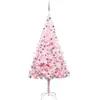Image de vidaXL Arbre de Noël artificiel - Rose - 210 cm