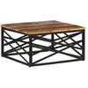 Image de vidaXL Table basse 68x68x35 cm Bois de récupération