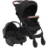 Image de vidaXL Poussette 3-en-1 Anthracite