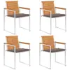 Image de vidaXL Chaises de Jardin Acacia Solide