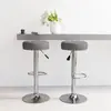 Image de vidaXL Chaise de bar Rouge Similicuir