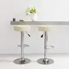 Image de Tabouret de Bar Crème - vidaXL