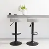 Image de VidaXL Tabourets de bar - Gris - Lot de 2